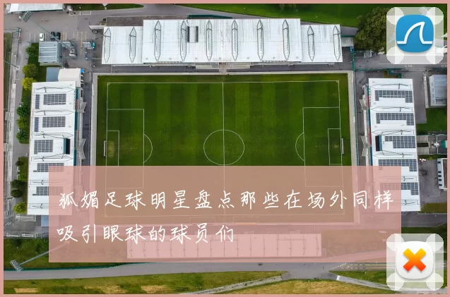 狐媚足球明星盘点那些在场外同样吸引眼球的球员们