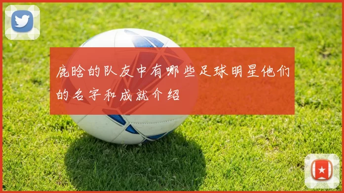 鹿晗的队友中有哪些足球明星他们的名字和成就介绍