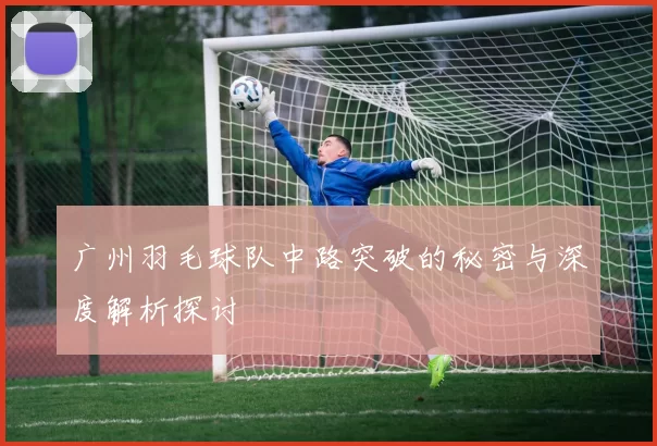 广州羽毛球队中路突破的秘密与深度解析探讨