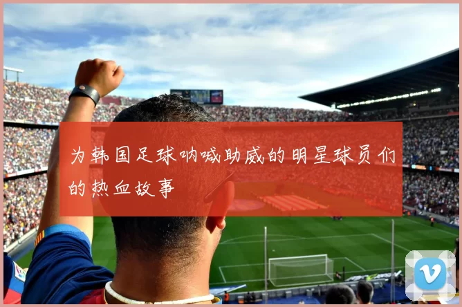 为韩国足球呐喊助威的明星球员们的热血故事